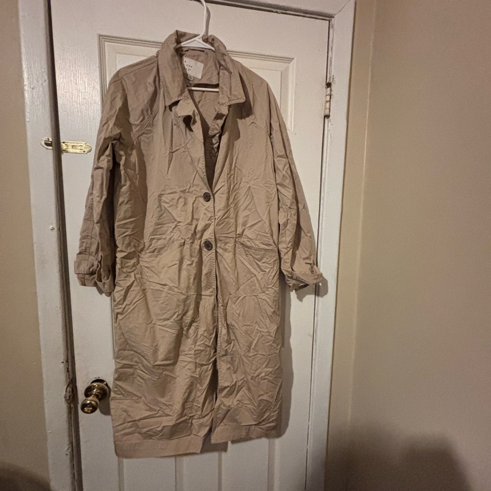 a new day Beige Button-Up Jacket
